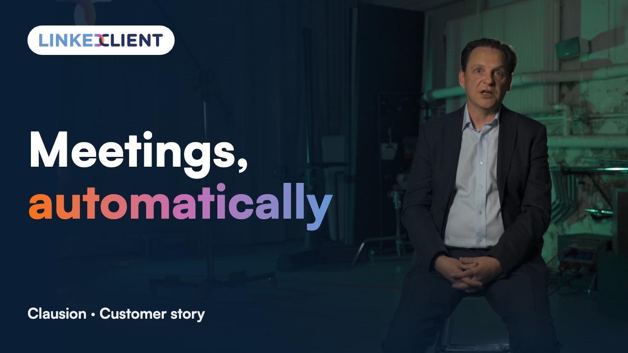 Kari Taipalus of Clausion on booking meetings automatically with LinkedClient